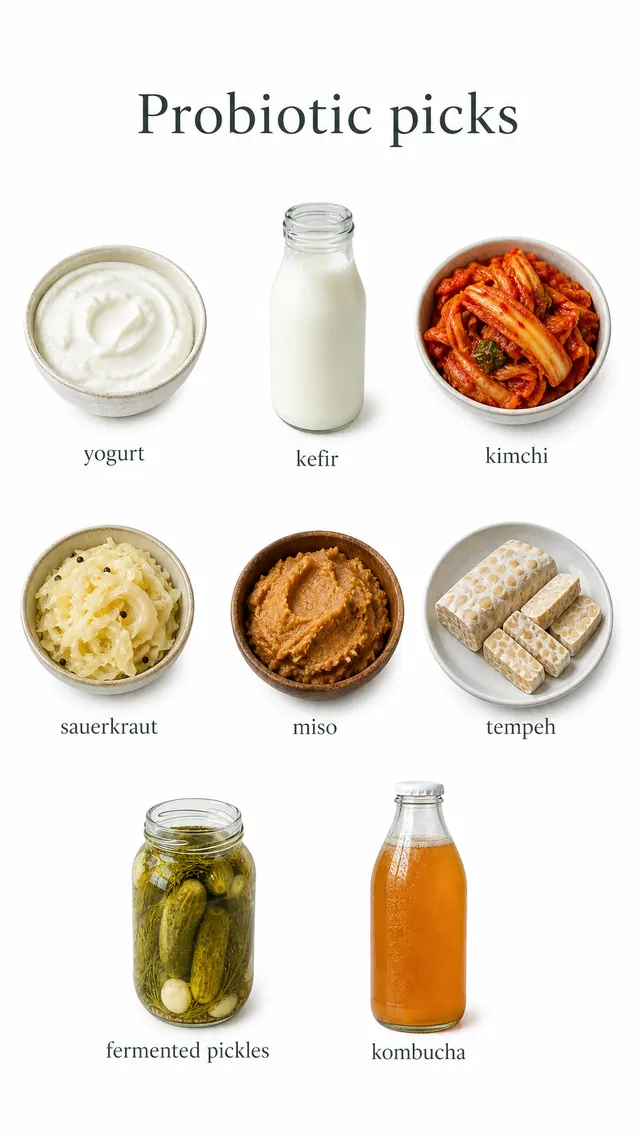 BlueKiwi generated eCommerce creative: Probiotic list slideshow creative