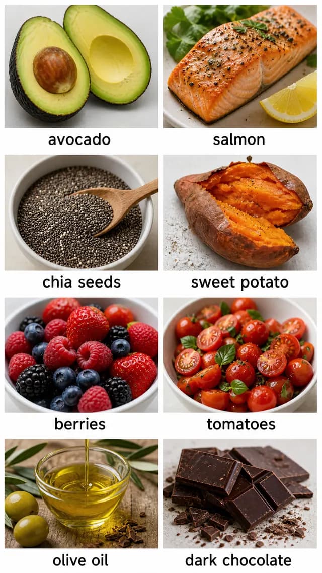 BlueKiwi generated eCommerce creative: Nutrition grid slideshow creative